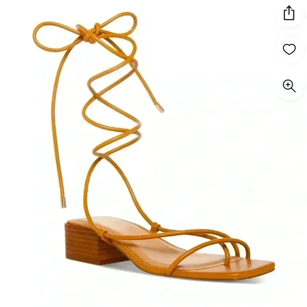 Madden girl Sorrin Womens Faux Leather Toe Loop Lace-Up